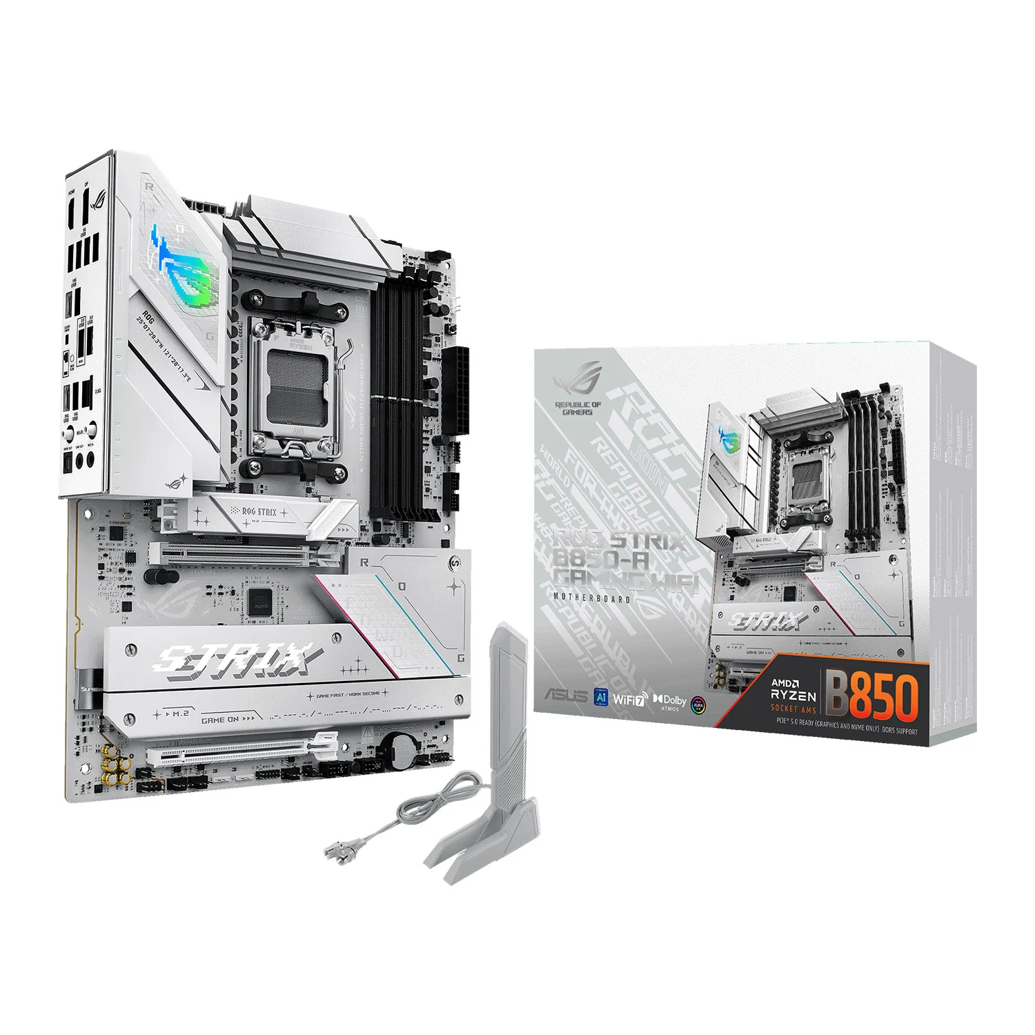 ASUS ROG STRIX B850-A GAMING WiFi AM5 DDR5 PCIe 5.0 ATX Motherboard